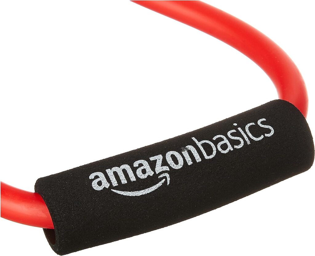 AmazonBasics Resistance Toning Tube for Chest Exercises,8 Shape AmazonBasics Resistance Toning Tube for Chest Exercises,8 Shape