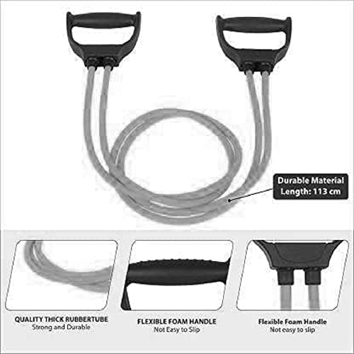 Chest Expander Puller Exercise Fitness Resistance Cable Rope Gym 5 Tube Resistance Bands Chest Expander Puller Exercise Fitness Resistance Cable Rope Gym 5 Tube Resistance Bands