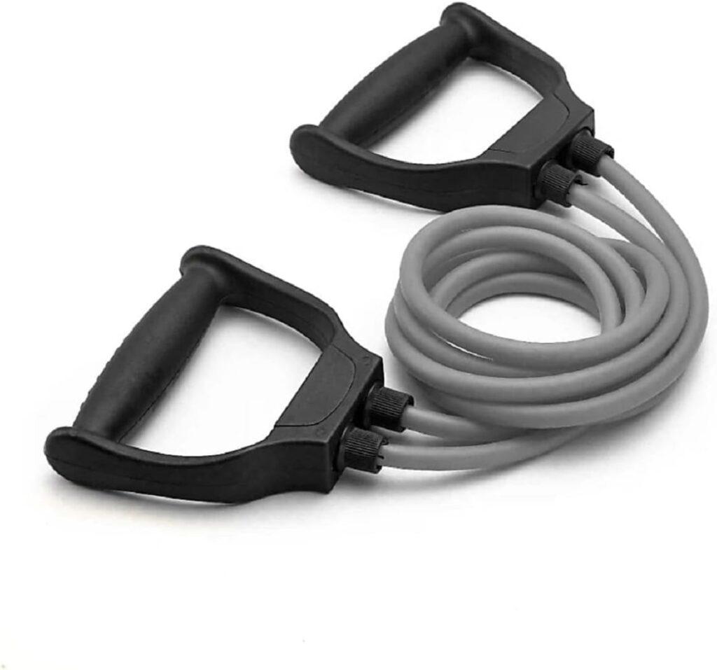 Chest Expander Puller Exercise Fitness Resistance Cable Rope Gym 5 Tube Resistance Bands Chest Expander Puller Exercise Fitness Resistance Cable Rope Gym 5 Tube Resistance Bands