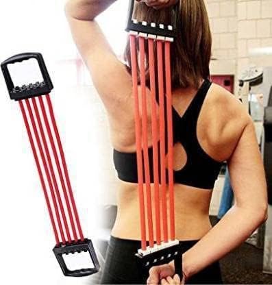 Gadget Deals Chest Expander - Developer Flexor Chest Expander for Men, 5 Removable Latex Ropes - Chest Exercise Equipment, Chest Pull Expander,Chest Workout Equipment,Shoulder Expander for Men Women Gadget Deals Chest Expander - Developer Flexor Chest Expander for Men, 5 Removable Latex Ropes - Chest Exercise Equipment, Chest Pull Expander,Chest Workout Equipment,Shoulder Expander for Men Women