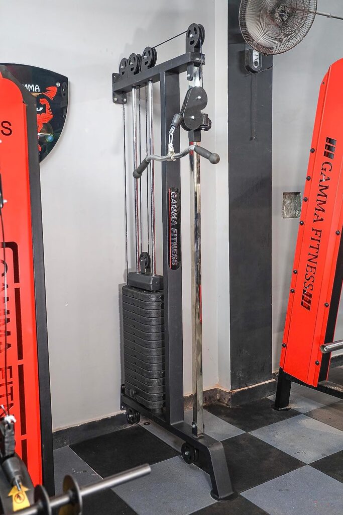 GAMMA FITNESS Wall Mounted Half Cable Steel Crossover GF-15 for LATS Pull Down ,Chest ,BI-TRI , Rowing Workout GAMMA FITNESS Wall Mounted Half Cable Steel Crossover GF-15 for LATS Pull Down ,Chest ,BI-TRI , Rowing Workout