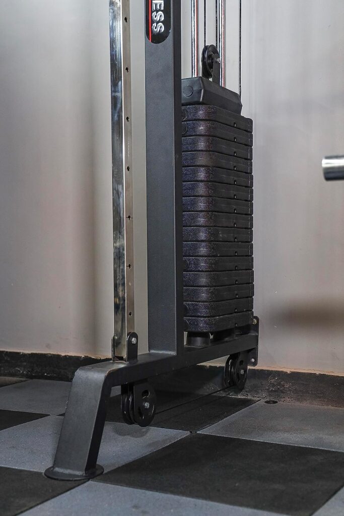 GAMMA FITNESS Wall Mounted Half Cable Steel Crossover GF-15 for LATS Pull Down ,Chest ,BI-TRI , Rowing Workout GAMMA FITNESS Wall Mounted Half Cable Steel Crossover GF-15 for LATS Pull Down ,Chest ,BI-TRI , Rowing Workout