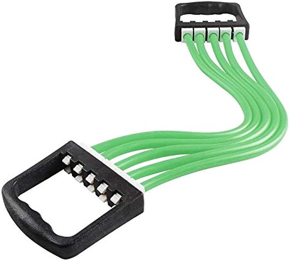 Generic Portable Indoor Sports Men Chest Expander Puller Exercise Fitness Resistance Cable Rope Tube Yoga 5 Resistance Bands Color Green Generic Portable Indoor Sports Men Chest Expander Puller Exercise Fitness Resistance Cable Rope Tube Yoga 5 Resistance Bands Color Green