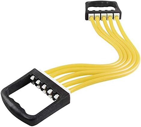 Generic Portable Indoor Sports Men Chest Expander Puller Exercise Fitness Resistance Cable Rope Tube Yoga 5 Resistance Bands Color Yellow Generic Portable Indoor Sports Men Chest Expander Puller Exercise Fitness Resistance Cable Rope Tube Yoga 5 Resistance Bands Color Yellow