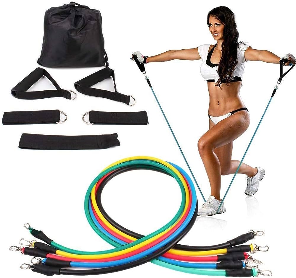 Generic Portable Indoor Sports Men Chest Expander Puller Exercise Fitness Resistance Cable Rope Tube Yoga 5 Resistance Bands Color Black Generic Portable Indoor Sports Men Chest Expander Puller Exercise Fitness Resistance Cable Rope Tube Yoga 5 Resistance Bands Color Black