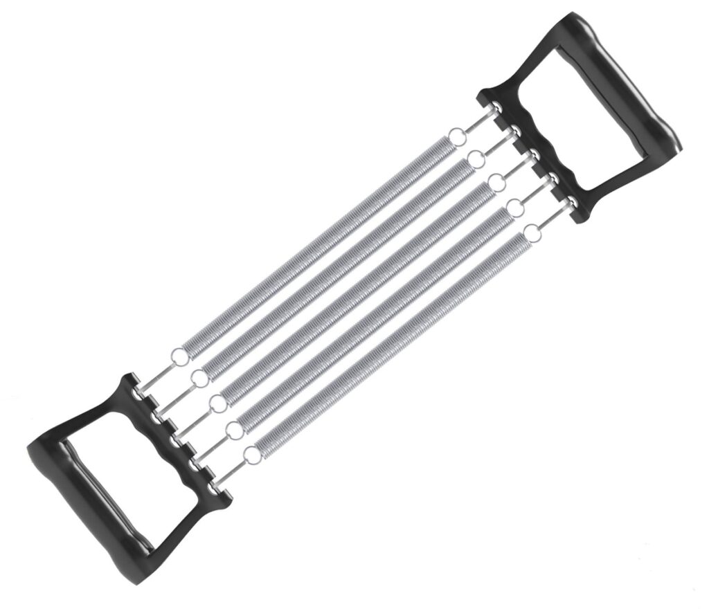 Generic Profession Gym Chest Expander Strong Resistance Cable Band Puller Exercise Fitness Can Removable 5 Spring Exerciser Generic Profession Gym Chest Expander Strong Resistance Cable Band Puller Exercise Fitness Can Removable 5 Spring Exerciser