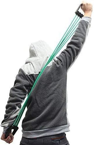 HARIHUB Latex Tube Exerciser Resistance Cable Bands Fitness Puller Rubber Chest Expander Pull Stretcher Gym Muscle Training (Rubber-Chest Expander) HARIHUB Latex Tube Exerciser Resistance Cable Bands Fitness Puller Rubber Chest Expander Pull Stretcher Gym Muscle Training (Rubber-Chest Expander)