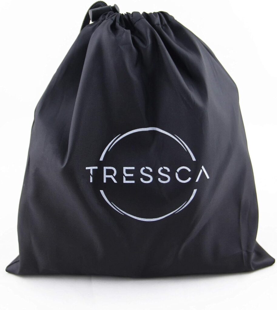 Tressca Resistance Tube with Door Anchor, 1.4 Meter Extra Long, Includes Workout Poster with 40 Workouts, Perfect for Muscle Building, Resistance Training, Home Workouts, Tressca Resistance Tube with Door Anchor, 1.4 Meter Extra Long, Includes Workout Poster with 40 Workouts, Perfect for Muscle Building, Resistance Training, Home Workouts,