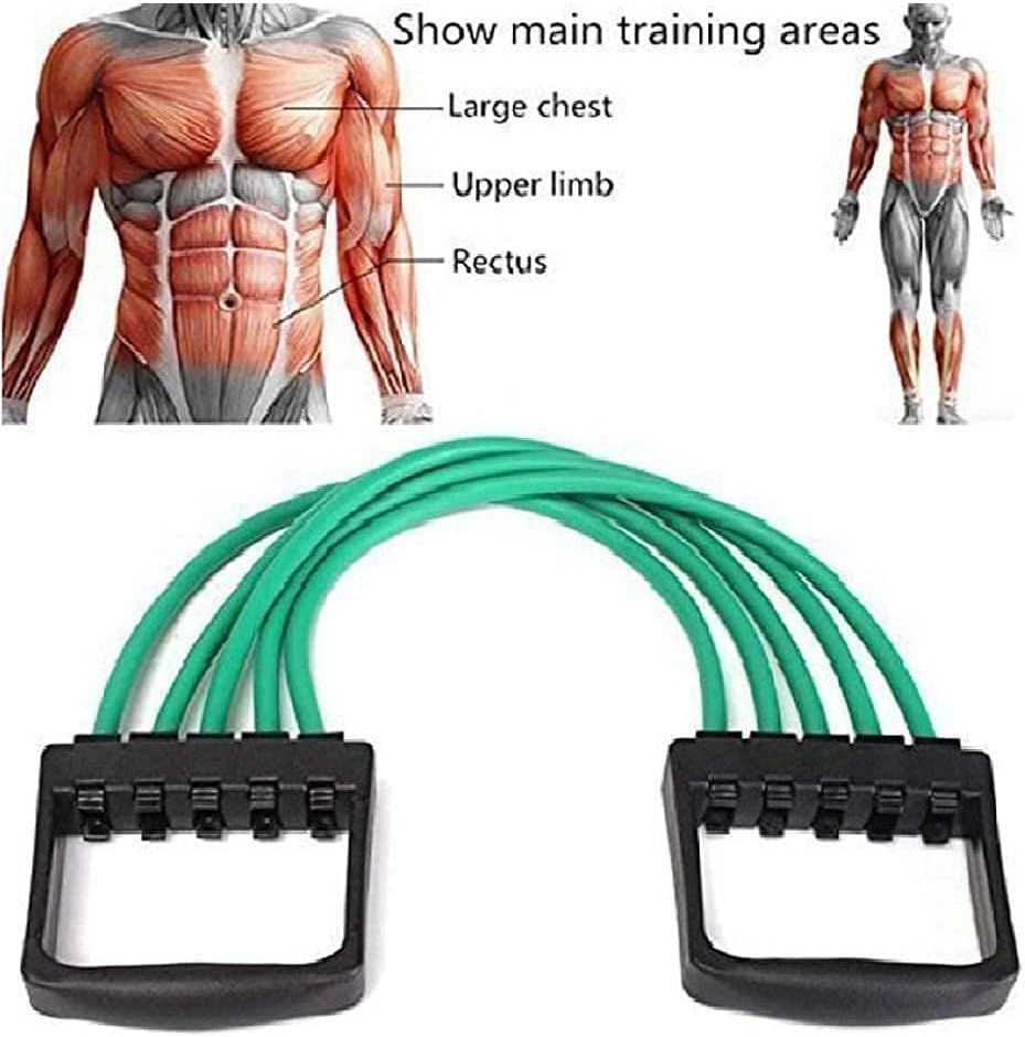 ZOTZIT Latex Tube Exerciser Resistance Cable Bands Fitness Puller Rubber Chest Expander Pull Stretcher for Gym Muscle Training Home  Gym Equipment for Men  Women ZOTZIT Latex Tube Exerciser Resistance Cable Bands Fitness Puller Rubber Chest Expander Pull Stretcher for Gym Muscle Training Home  Gym Equipment for Men  Women