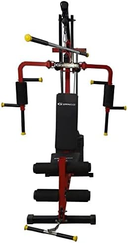 GYMNCO Workout Machine Home Gym Machine MS Pipes / (Quick Easy Setup|) Black Color / Chest Biceps Shoulder Back Triceps Legs Muscle / Multiple Exercise at Home